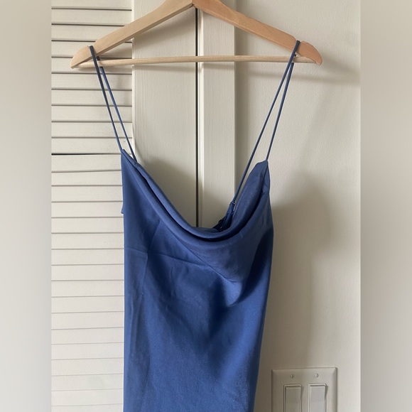 ASTR Gaia midi dress NWT denim color - Picture 2 of 8